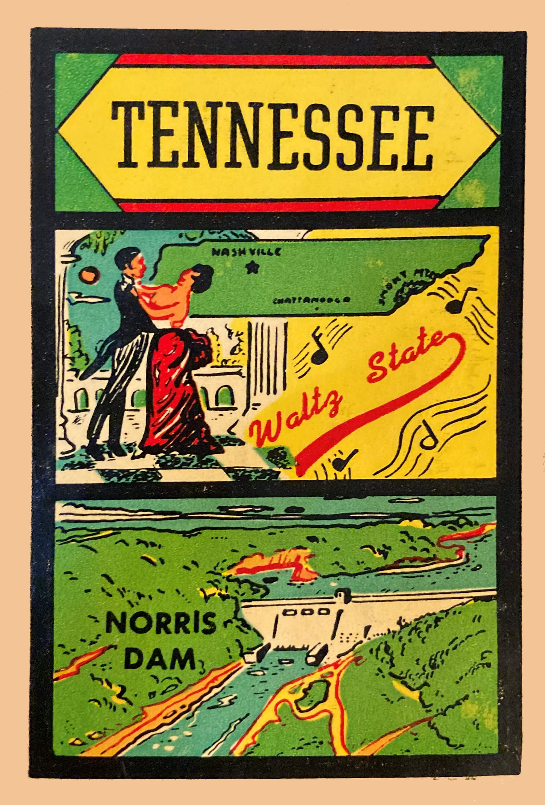 (image for) Tennessee Vintage Vacation Sticker